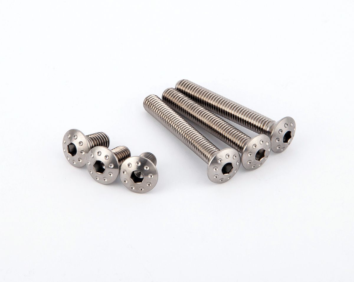 Motocorse Billet Titanium Screws for the Motocorse Gas Cap for MV 3 cylinder Models Motocorse Billet Titanium Screws for the Motocorse Gas Cap for MV 3 cylinder Models